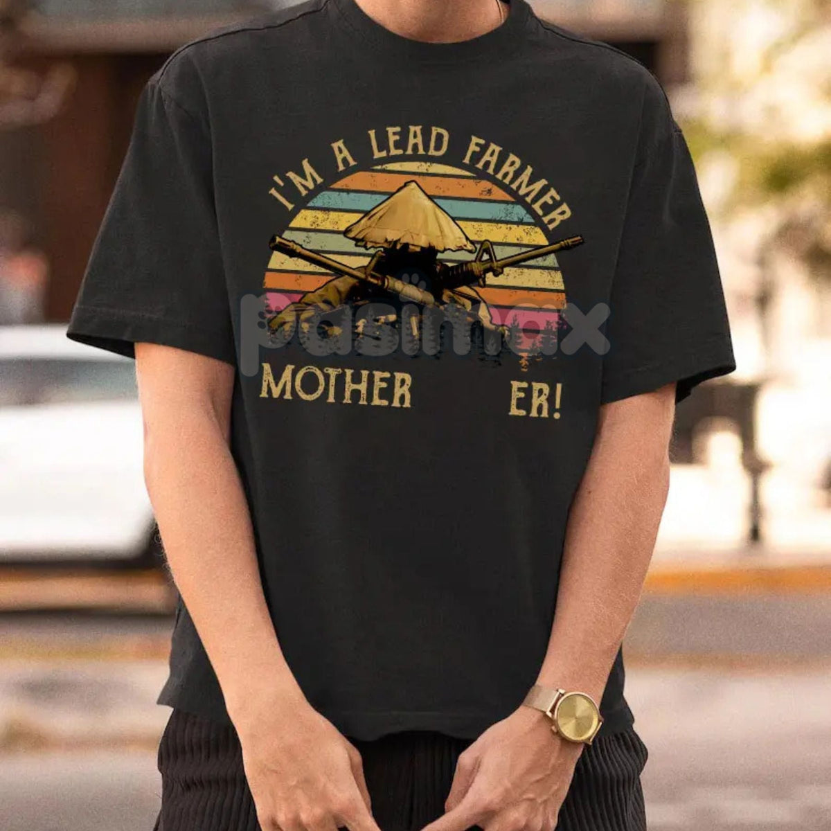 "I'm A Lead Farmer" Vintage T-Shirt - Tropic Thunder Comedy Movie Tee, Iconic Meme Shirt