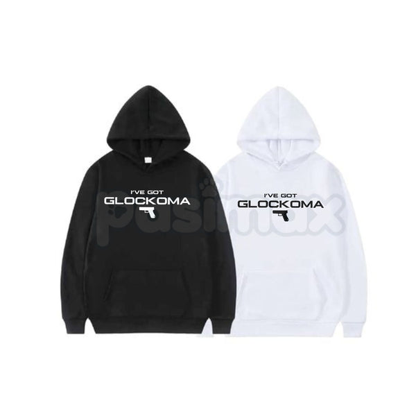 "I've Got Glockoma" Hoodie – Funny Gun Humor Slogan Pullover, Tactical & Self-Defense Apparel, Unisex