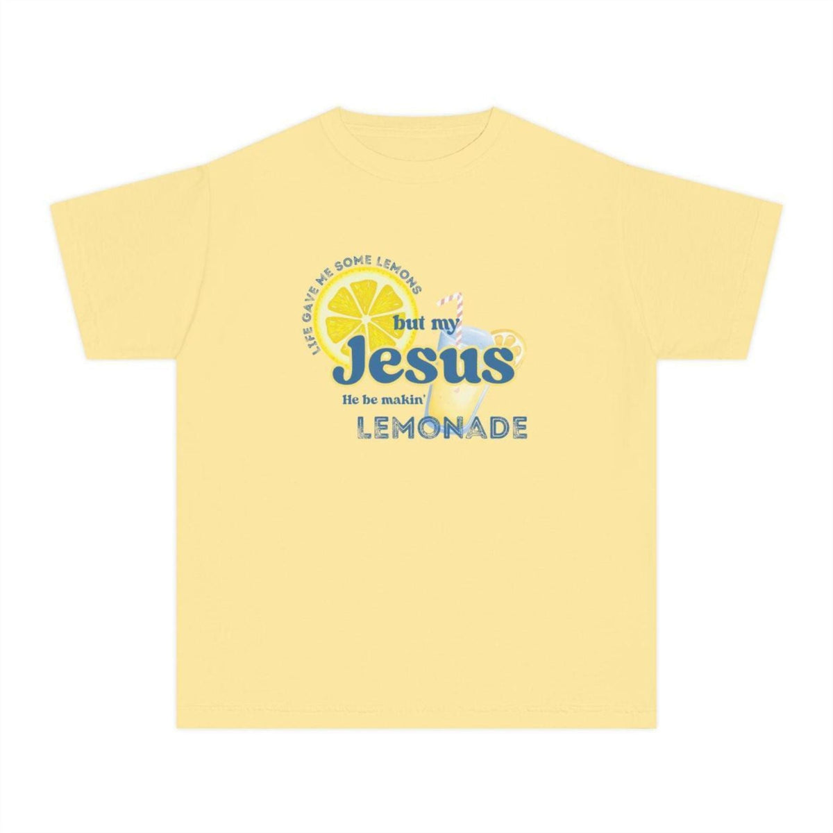 Inspirational Christian Shirt – Lemonade Faith Tee, "Life Gave Me Lemons but Jesus Makes Lemonade" Shirt, Cute Religious Gift, Bible Verse Top
