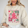 It's The Most Wonderful Time Of The Year Floral Christmas Botanical Holiday Sweatshirt