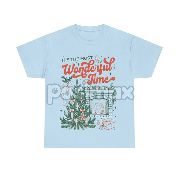 "It's The Most Wonderful Time" Christmas Shirt - Merry Christmas Shirt, Classic Holiday Slogan Tee