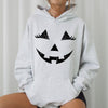 Jack-O-Lantern Girl Pumpkin Halloween Spooky Trick Or Treat Witch Hooded Sweatshirt