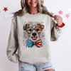 Jack Russell Terrier Patriotic USA Flag Design For Dog Lovers 4th Of July Sweatshirt