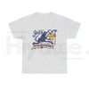 Jazz Cat Graphic T-Shirt – Retro Cartoon Cat Playing Saxophone Vintage Tee