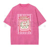 Jesus Is My Jam Vintage Washed T-Shirt – Christian Strawberry Graphic Cotton Tee