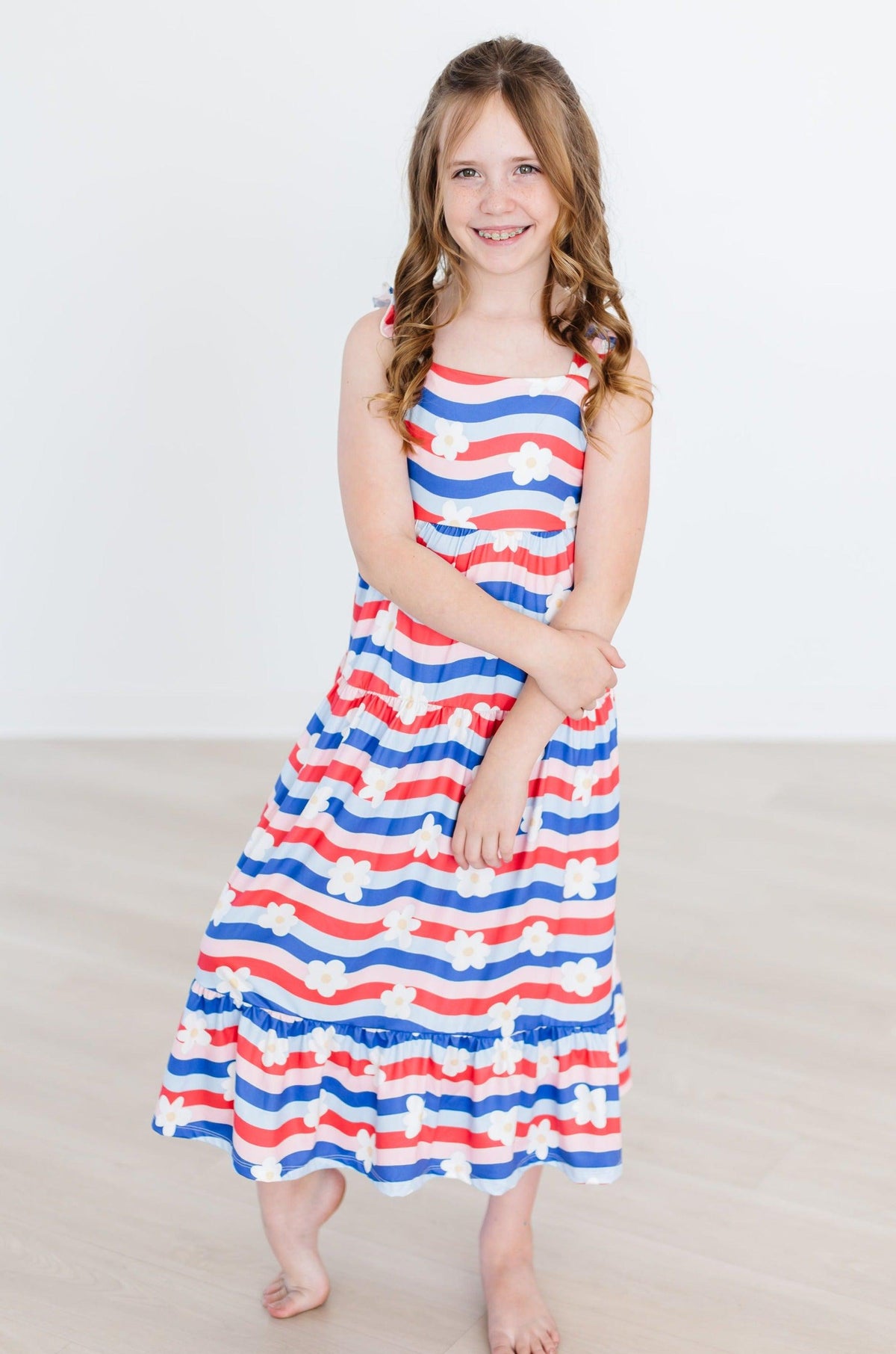 SALE July Vibes Ruffle Maxi Dress