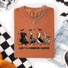 Just A Horror Goose Halloween Spooky Cute Edition Exclusive Limited Comfort Colors Tee