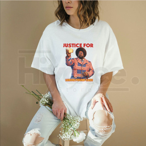 "Justice For Lemon Pound Cake" Afroman – Vintage US Batteram Graphic