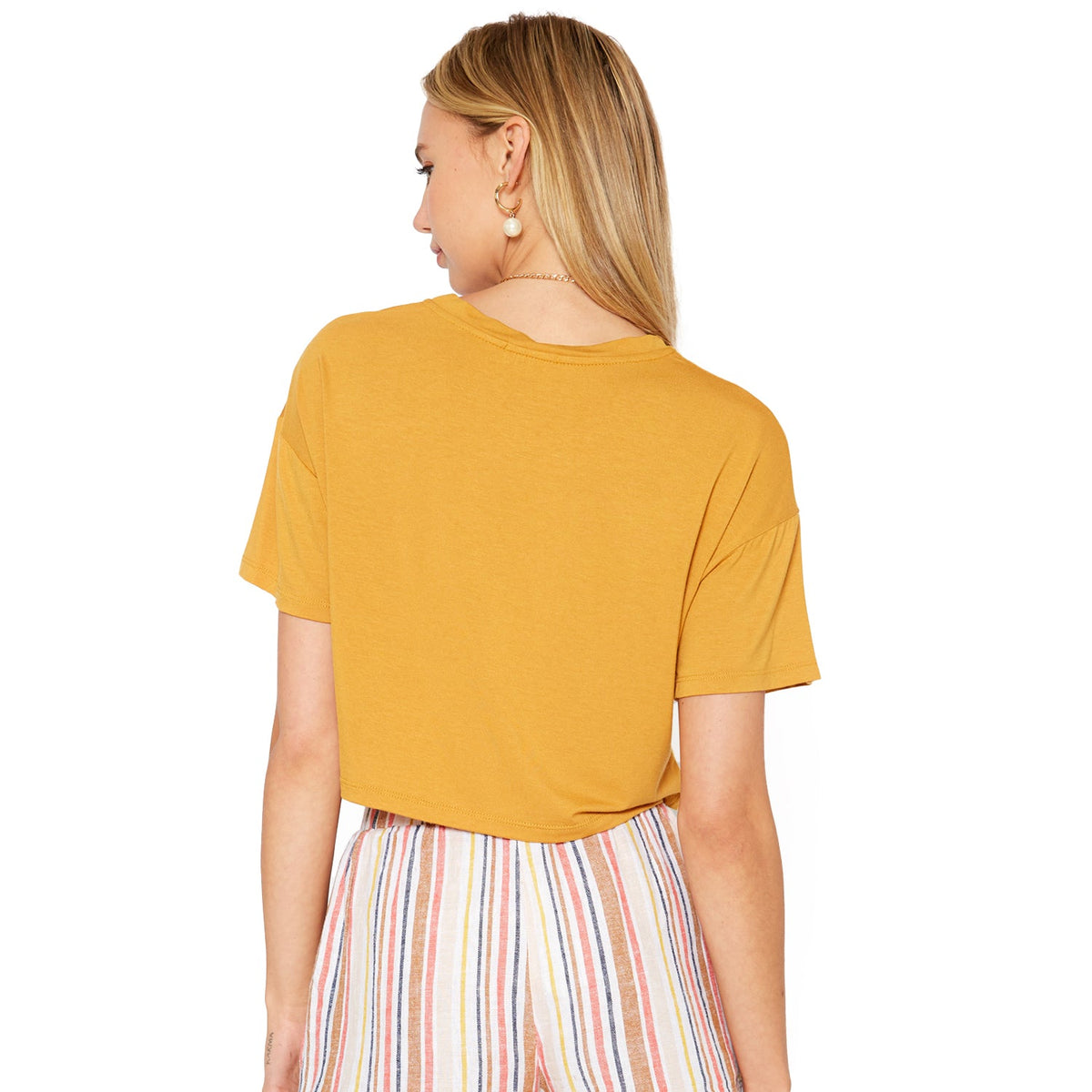 Women's "Take it Easy" Printed Crop Top