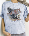 Freedom Tour America 1776 Flag Fighter Jets Color Blast Patriot Edition Comfort Colors Tee