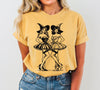 Best Friends Western Witch Aesthetic Meme Halloween Costume Collection Comfort Colors Tee