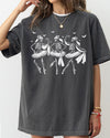 Dancing Skeletons Bride Western Witch Meme Halloween Costume Graphic Comfort Colors Tee