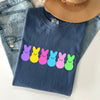 Retro Peeps Easter Candy Rabbit Bunny Nostalgic Pop Art Holiday Design Comfort Colors Tee