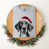 German Shorthaired Santa Dog Christmas Dog Lover Pet Holiday Edition Comfort Colors Tee
