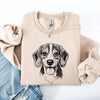 Beagle Pet Dog Breed Illustration Cozy Graphic Print For Dog Lovers And Beagle Enthusiasts Sweatshirt