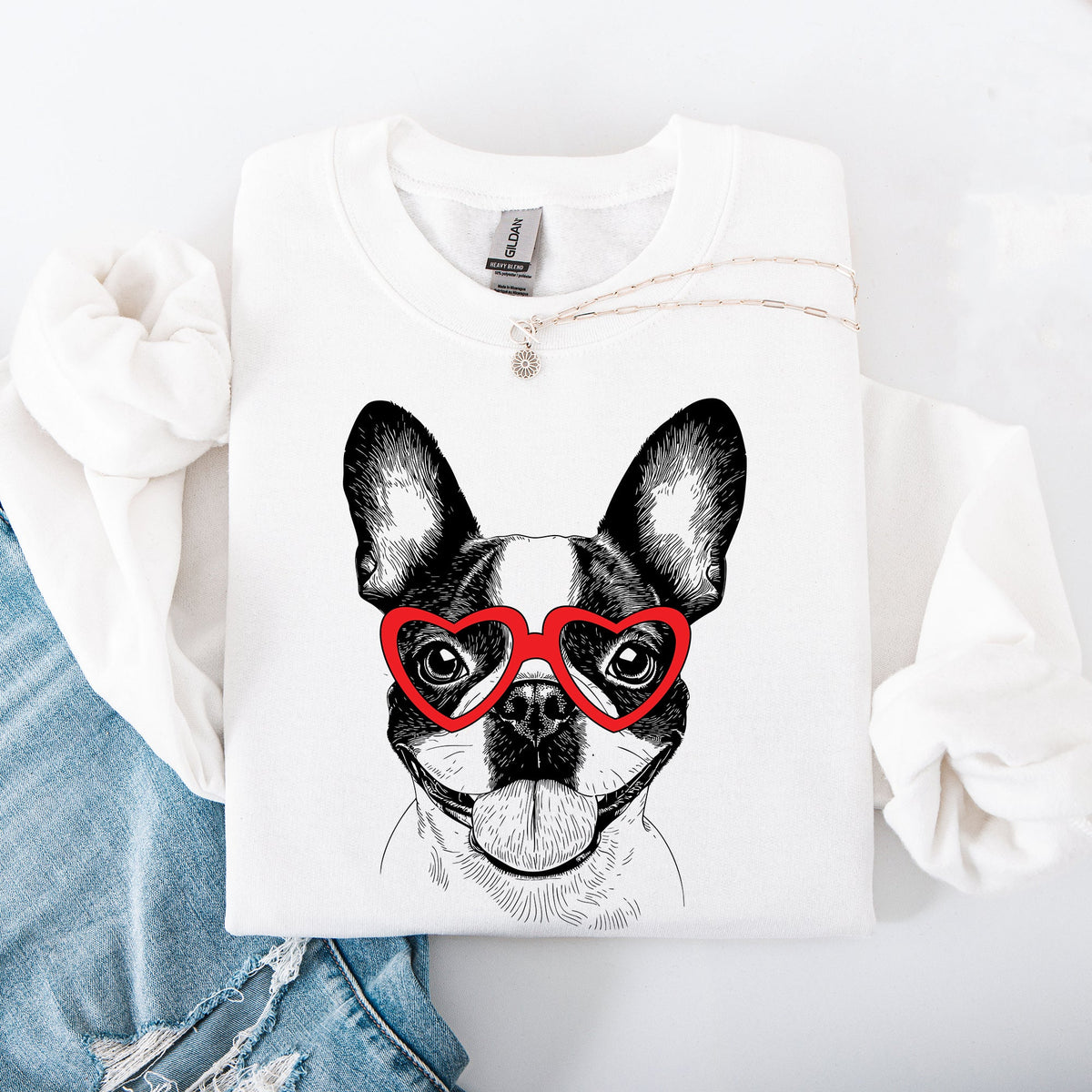 Boston Terrier Valentine Love Letter To My Favorite Furry Friend Pet Parent Tribute For Dog Lovers Sweatshirt