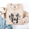 Dachshund Lover Dog Breed Portrait And Silhouette Artwork Collection Edition Sweatshirt