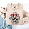 Goldendoodle Valentine For Dog Lovers Cozy Fleece Premium All Day Comfort Sweatshirt