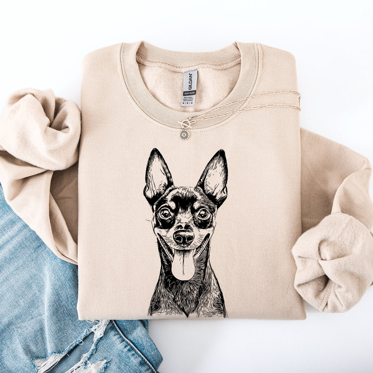 Miniature Pinscher Min Pin Lovers Breed Pride Dog Breed Enthusiast Apparel For Pet Parents And Fans Sweatshirt