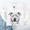 Pitbull Pet Dog Breed Pride And Loyal Companion Icon Bold Graphic Style For Dog Lovers Sweatshirt