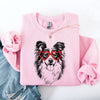 Sheltie Shetland Sheepdog Valentine's Love For Dog Breed Lovers Sweatshirt