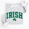 Irish Lucky St Patrick's Day Clover Shamrock Lucky Charm Festive Celebration Sweatshirt