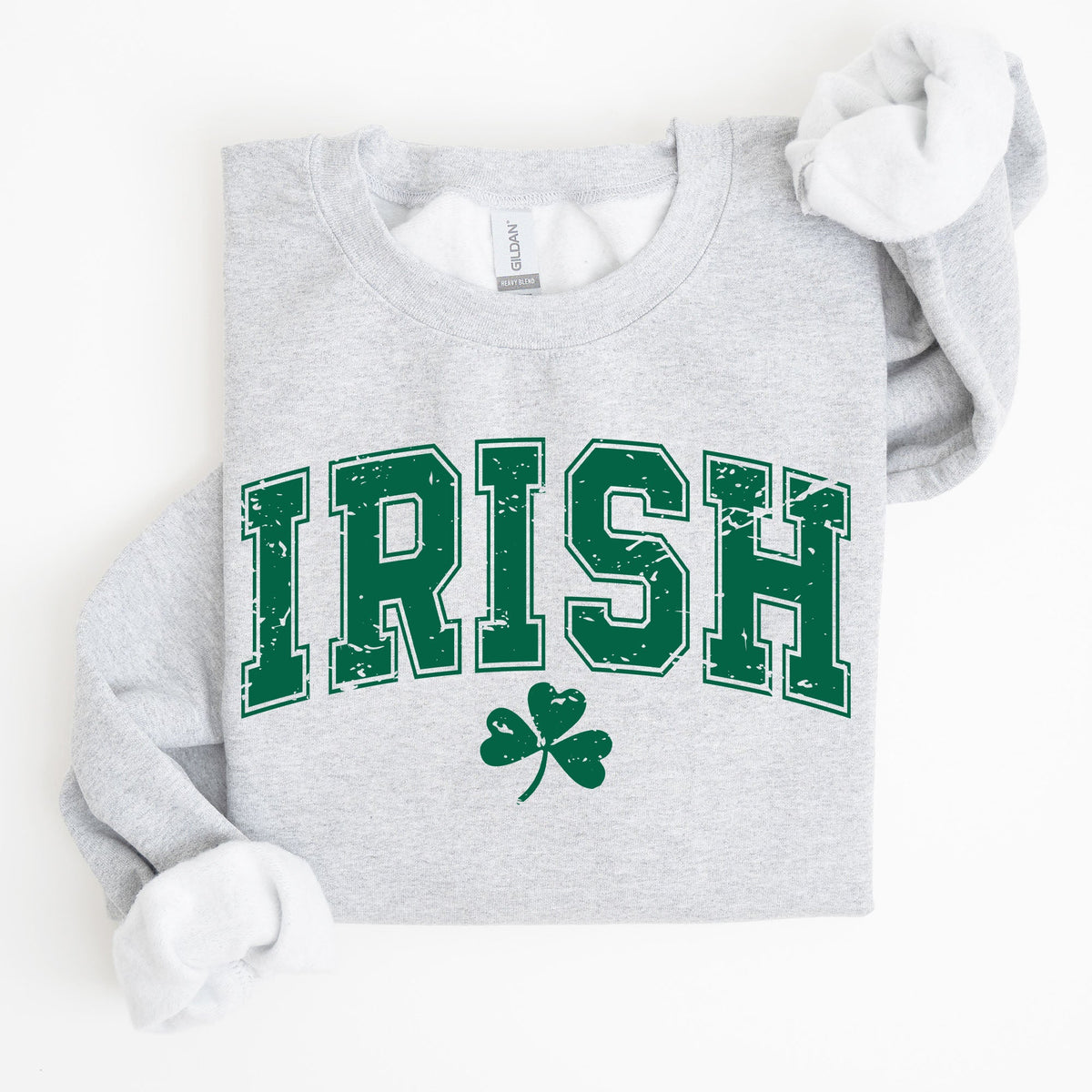 Irish Lucky St Patrick's Day Clover Shamrock Lucky Charm Festive Celebration Sweatshirt