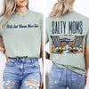 Salty Moms Beach Club Mother's Day Sun Summer Beach Vibes Sea Breeze Comfort Colors Tee