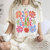 Third Grade Boho Floral Teacher First Day Back To School Edition Comfort Colors Tee