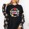 Second Grade Teacher Bow Back To School First Day Cute Teacher Appreciation Comfort Colors Tee
