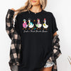 Just A Third Grade Goose Bow First Day Of School Teacher Appreciation Edition Comfort Colors Tee