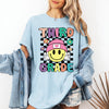 Third Grade Smiley Face Teacher Back To School First Day Teacher Appreciation Comfort Colors Tee