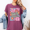 Teach Love Inspire Boho Floral Teacher Appreciation Motivational Educational Quote Comfort Colors Tee