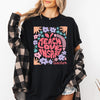 Teach Love Inspire Boho Floral Back To School First Day Of School Comfort Colors Tee
