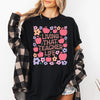Living That Teacher Life Boho Floral Back To School First Day Comfort Colors Tee