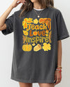 Teach Love Inspire Teacher Appreciation Back To School Motto Fall Season Comfort Colors Tee