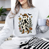 Cute Cowboy Ghost Western Halloween Retro Vintage Spooky Costume Fall Graphic Sweatshirt