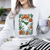 Western Ghost Cowboy Pumpkin Halloween Retro Vintage Spooky Costume Fall Graphic Sweatshirt