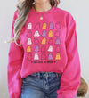 Too Cute To Spook Mini Ghosts Halloween Vintage Pumpkin Retro Spooky Fall Graphic Sweatshirt
