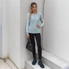 Pleione Women's Round Neck Sweater in Mint
