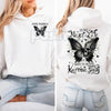 Karma Fairy Skull Butterfly Hoodie – Custom Generational Pullover, Gen X Baby Boomers Millennial Gift