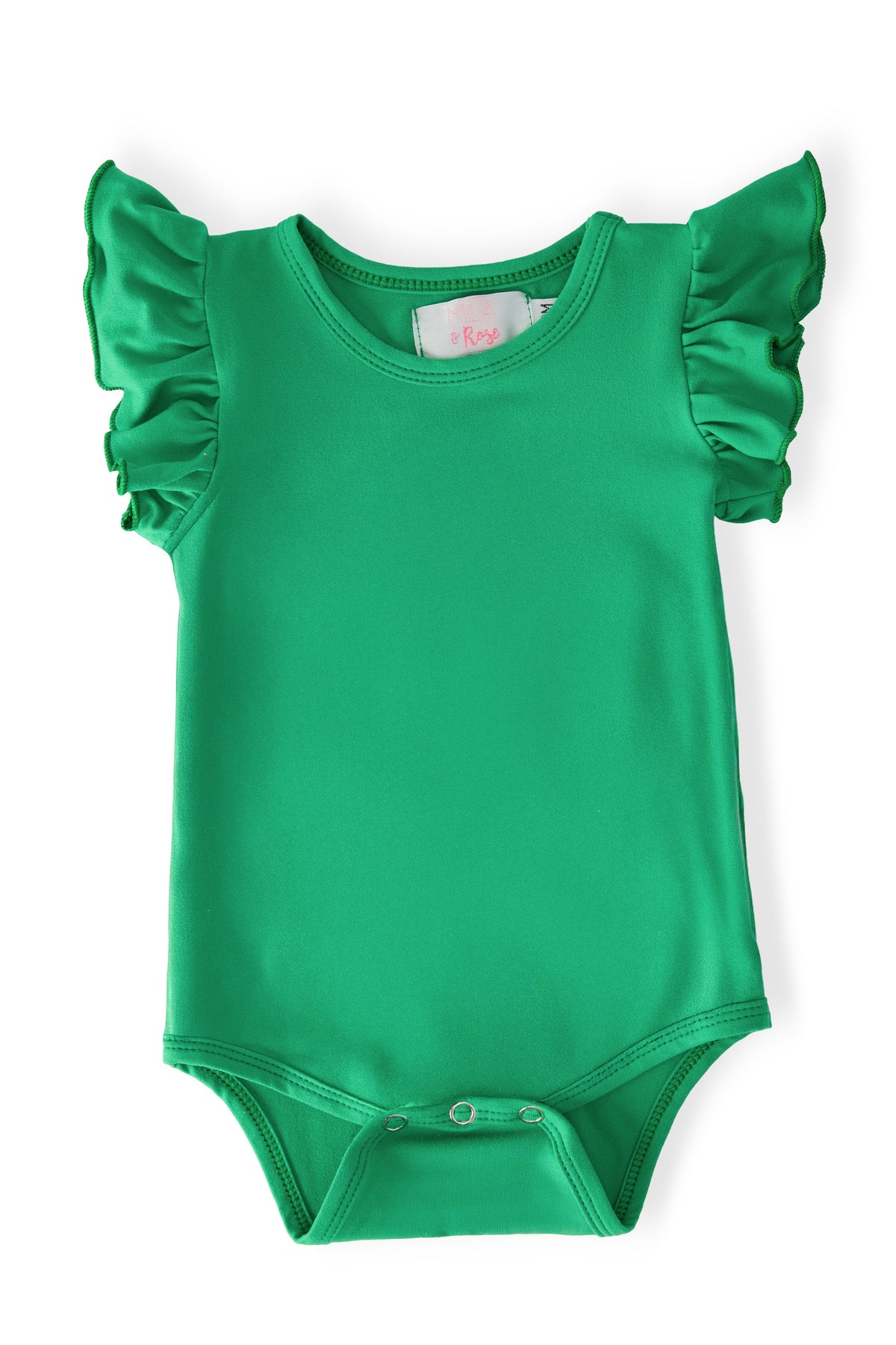Kelly Green S/S Flutter Bodysuit