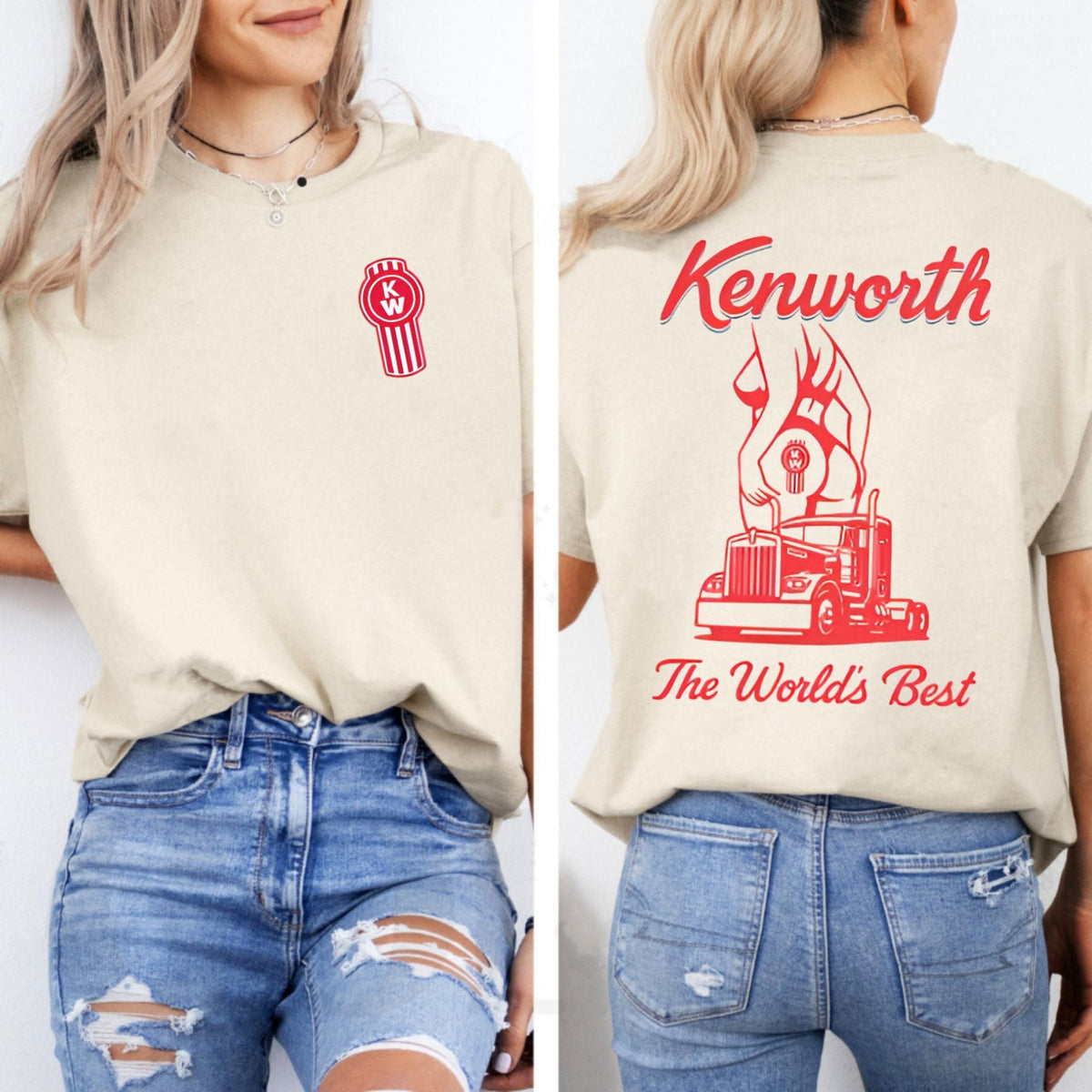 Kenworth T-Shirt - "The World's Best" Truck Graphic Tee, Classic Auto Fan Apparel