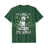 Kids 'I Will Work For Robux' T-Shirt – Funny Gamer Youth Tee, Roblox Currency Statement Shirt