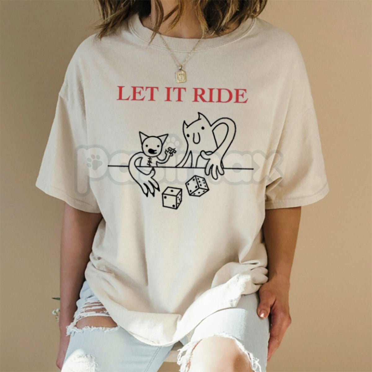 "LET IT RIDE" T-Shirt - Bold Risk-Taker Slogan Tee, Casino & Gambling Apparel, Decisive Action Statement Shirt