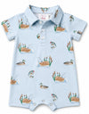 Lake Day Polo Shorty One-Piece