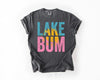 Lake Bum Boat Lake Life Camping Outdoor Nature Travel Adventure Seekers Comfort Colors Tee