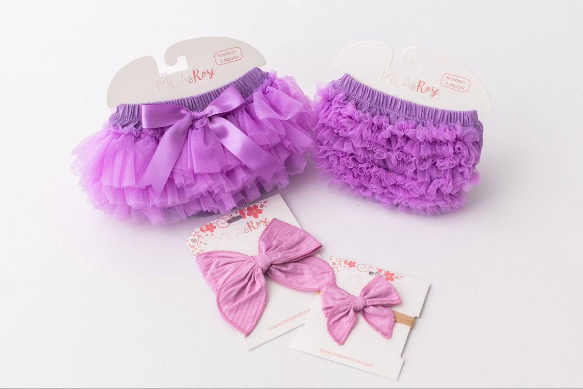 Lavender Ruffle Tutu Bloomer