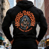 Legacy Road HD Motorcycles Hoodie – Vintage Biker Graphic Pullover, American Classic Motorcycle Streetwear, Unisex