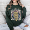 Leo Zodiac Astrology Horoscope Celestial Sign Design Edition Premium Cozy Sweatshirt